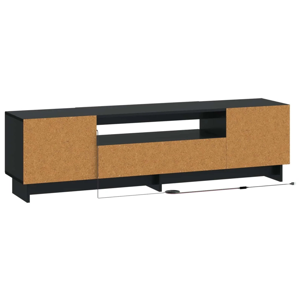 Mobile TV LED Nero Legno ingegnerizzato 896026