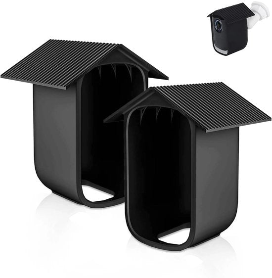 Copertura protettiva per EufyCam 2C Pro - Resistente all'acqua - Nero - Protezione contro la pioggia e la polvere - Adatto per EufyCam 2C Pro - Colore nero
