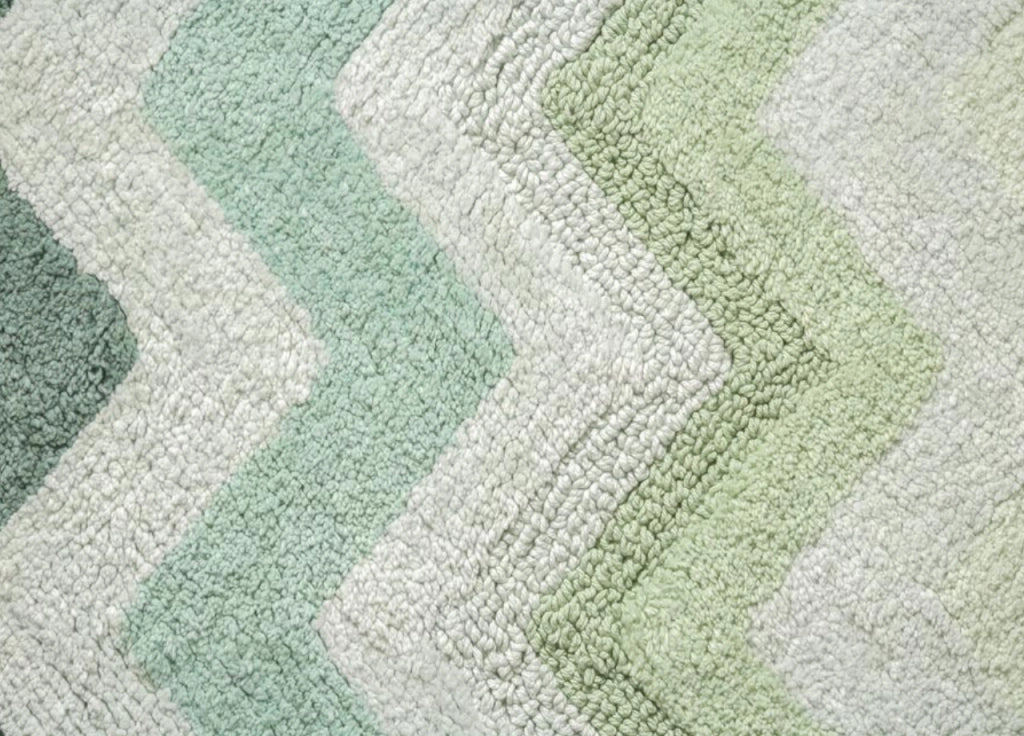 Tappeto Casa Bagno Cotone Spugna Morbida Antiscivolo Tono Su Tono Corner - 50x80 - Bosco