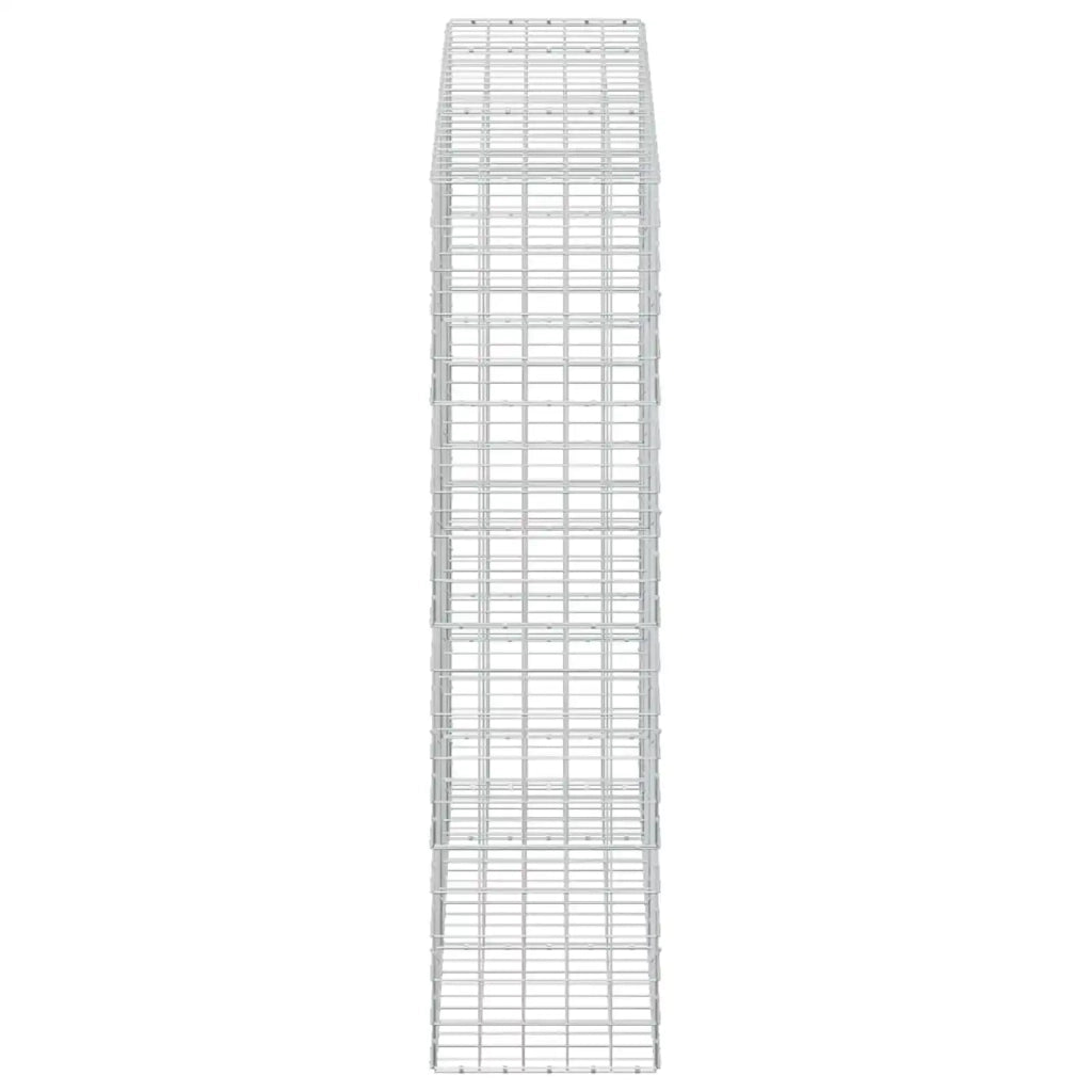 Gabione con Filo da 5 mm e Rete da 10x10 cm 250x50x200 cm 3465263