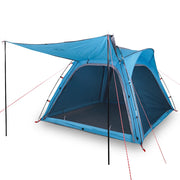 Tenda campeggio | Tenda da campo 4 Persone Blu Rilascio Rapido Impermeabile