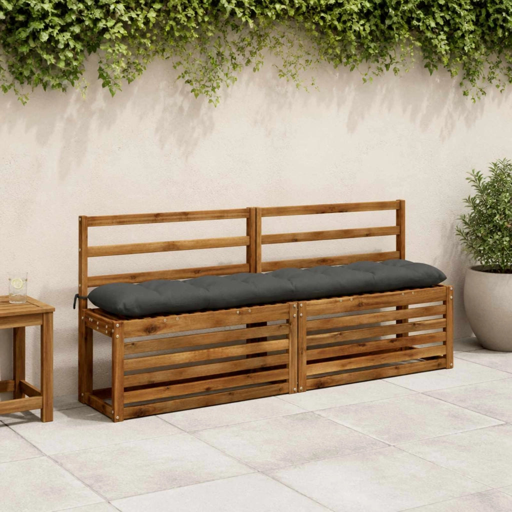 Cuscini per Panchina VIANEN 2 pz 100% Poliestere Antracite 953057