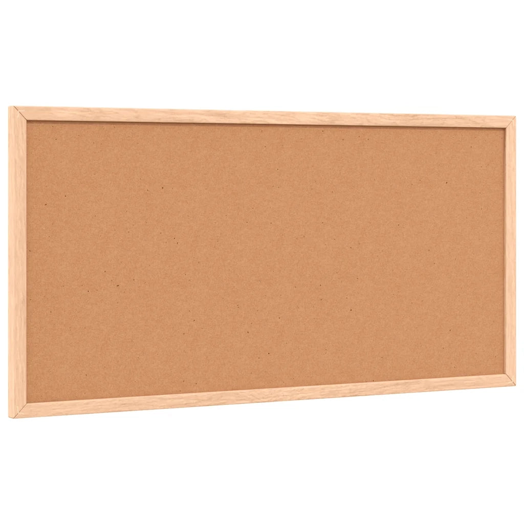 Lavagna con cornice in legno massello di pino nera 60x30 cm 4017409