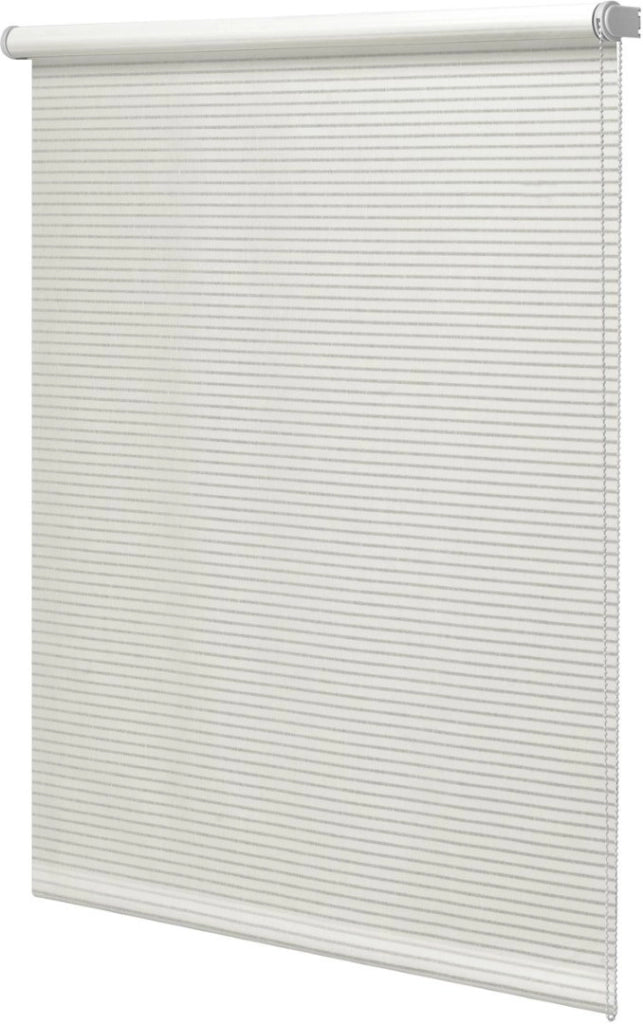 Tenda A Rullo A Righe Bianco Grigio Traslucido Misure Varie - Kimono