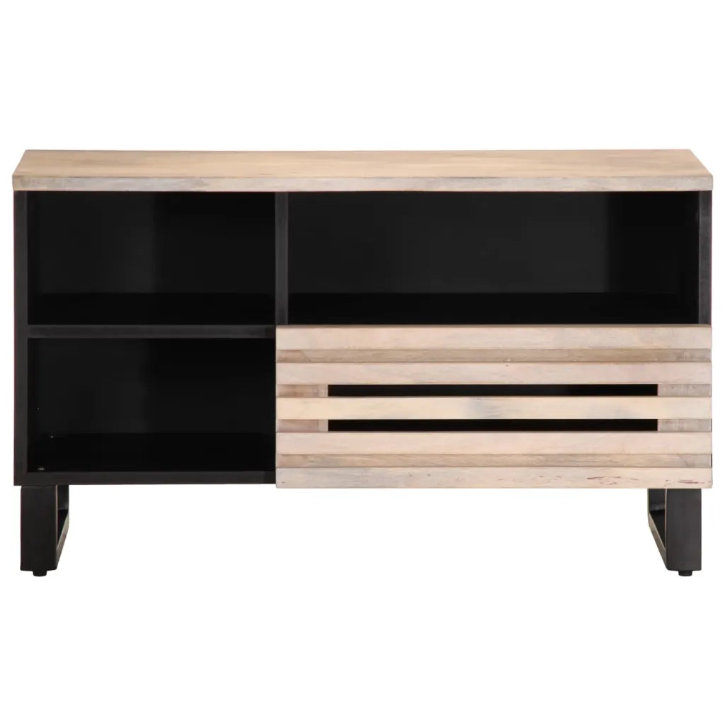 Mobile TV | Armadietto TV | Mobile Porta TV 80x34x46 cm in Legno Massello di Mango