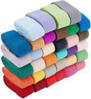 Cintura elastica 34 metri - 20 mm larga - 34 colori - resistente e morbida