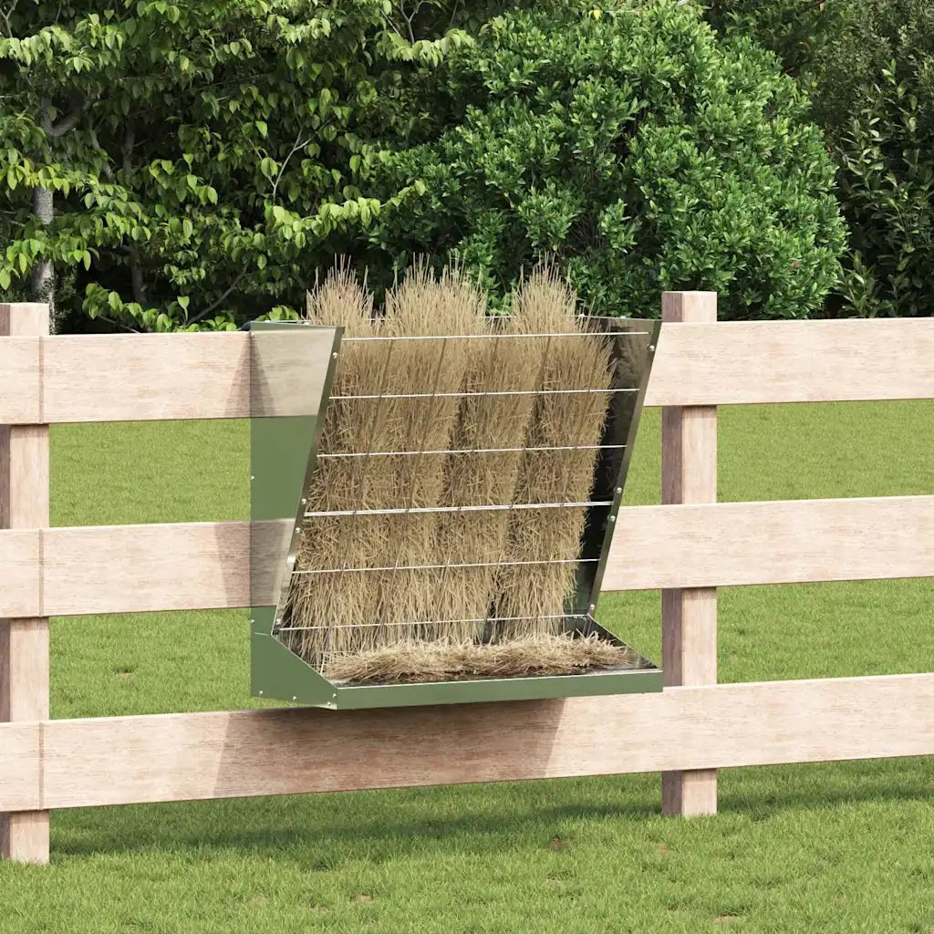 Nutriente per Fieno Argento 71 x 33 x 70 cm Acciaio zincato 874632