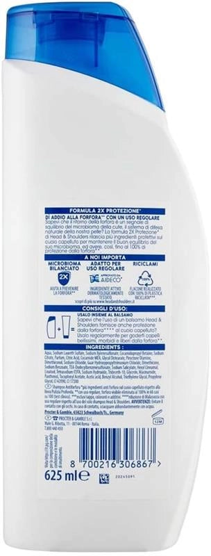 HEAD & SHOULDERS SHAMPOO CLASSIC CLEAN 650 ML PROTEZIONE DALLA FORFORA