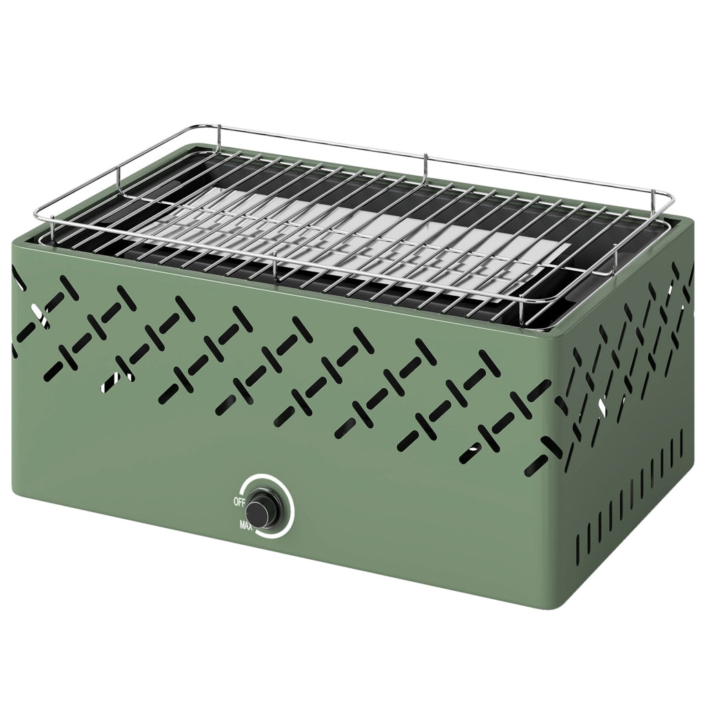 Barbecue Portatile a Carbone ¨C Minimal ¨C Verde Chiaro