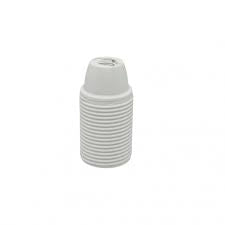 PORTALAMPADA FILETTATO E14 Colore Bianco - LAMPO