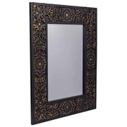 Specchio rettangolare in legno