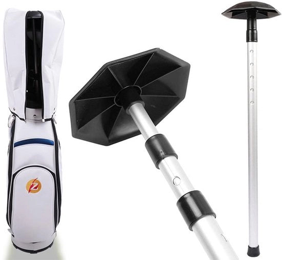 Supporto per Borse da Golf Riscaldabile - Sostegno in Alluminio - Leggero - Sostenibile - Protettivo - Espandibile fino a 53" - Borsa da Golf