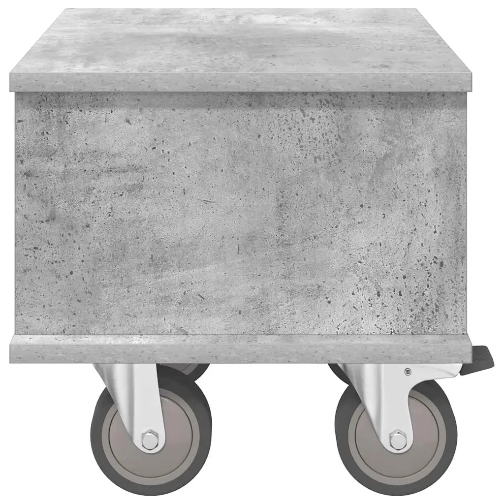 Supporto TV-Credenza per TV-Mobile TV Grigio cemento 37 x 35 x 35 cm Legno multistrato