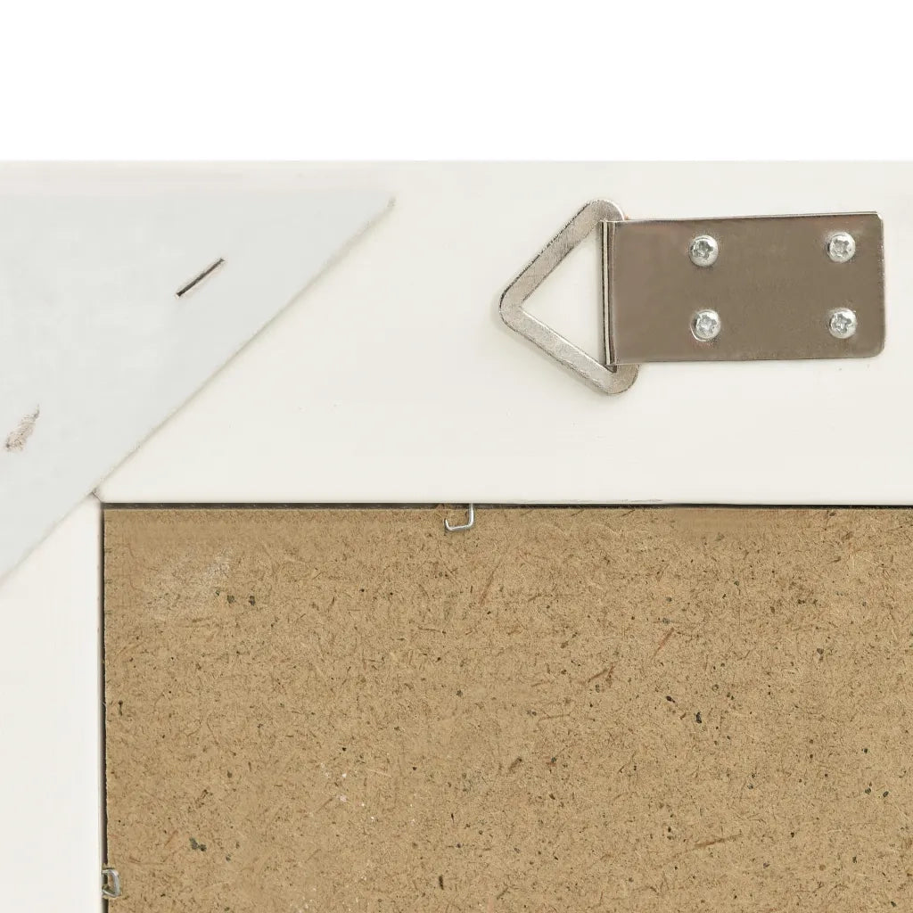 Specchio da Parete Stile Barocco-Specchio a Muro-Specchio Decorativo 60x40 cm Bianco