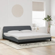 Giroletto Dover Grigio Scuro 200x200 cm Velluto 373253