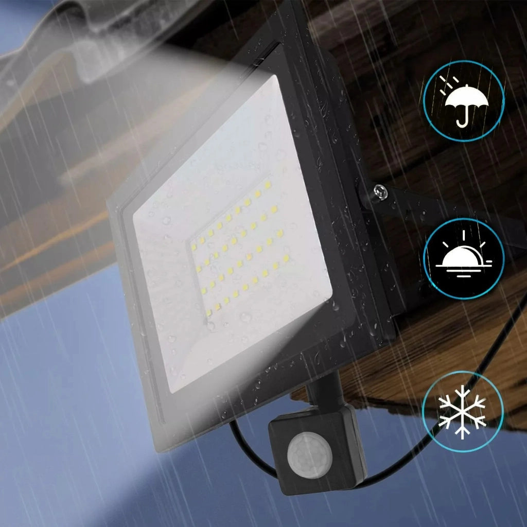 Alogeno Led Motion Sensor 50w Rsl008-50ns Neutro 4500K