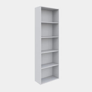LIBRERIA 4 RIPIANI 50X22,8X157,4 CM BIANCO- 1,0 pz