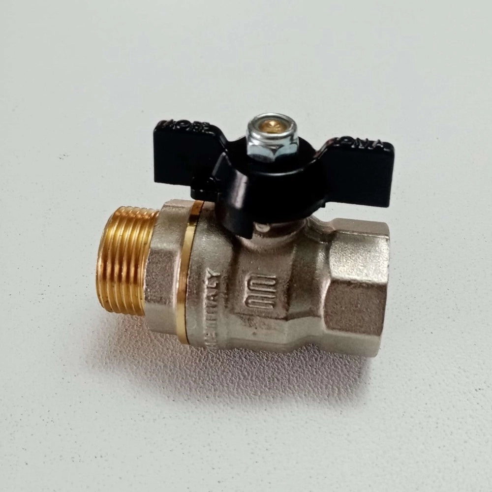 Enolgas valvola sfera saracinesca 3/4 mf leva corta nera