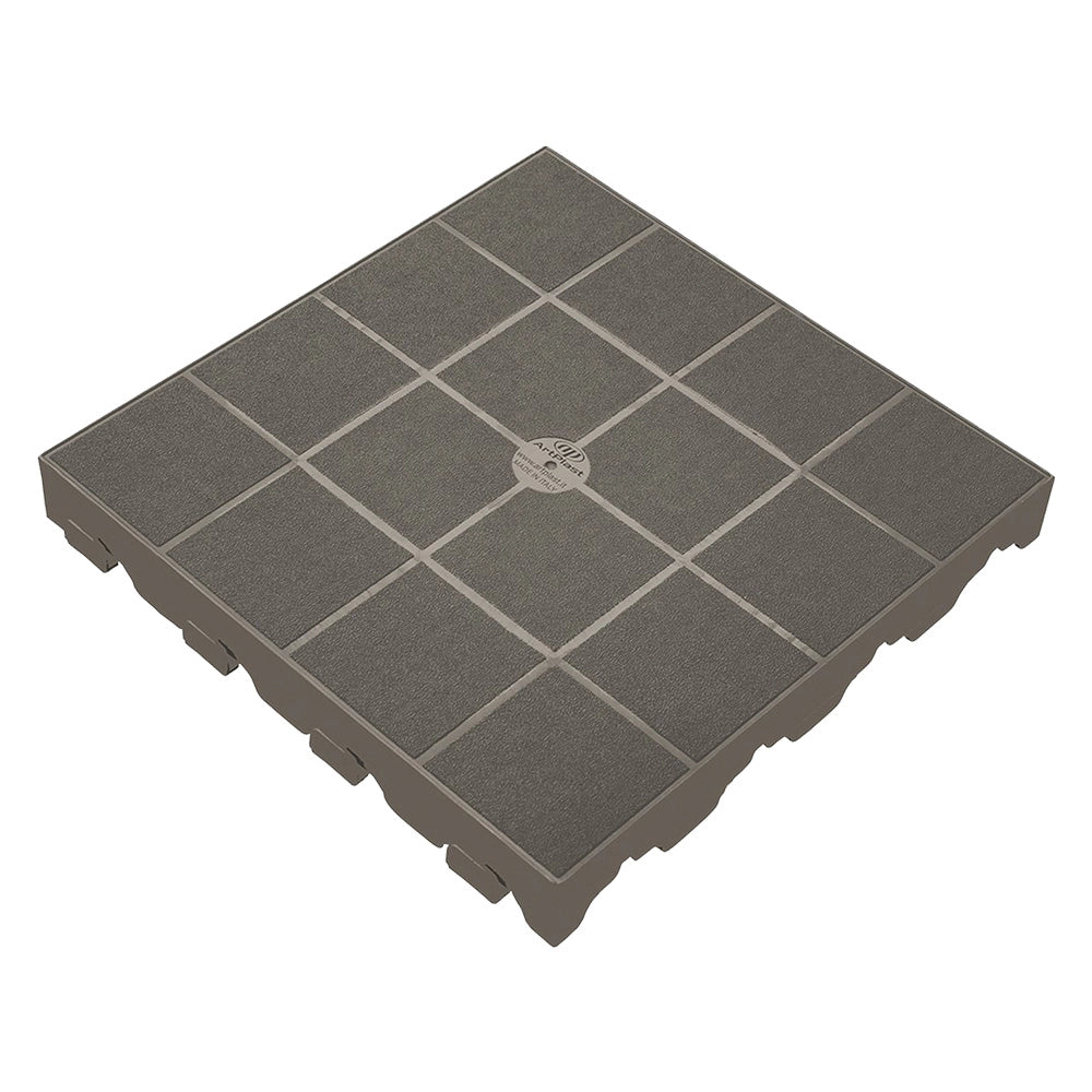 PIASTRELLA PER GIARDINO 'COMBI' cm 40 x 40 (39 x 39 netta) x h 4,8  - ARTPLAST