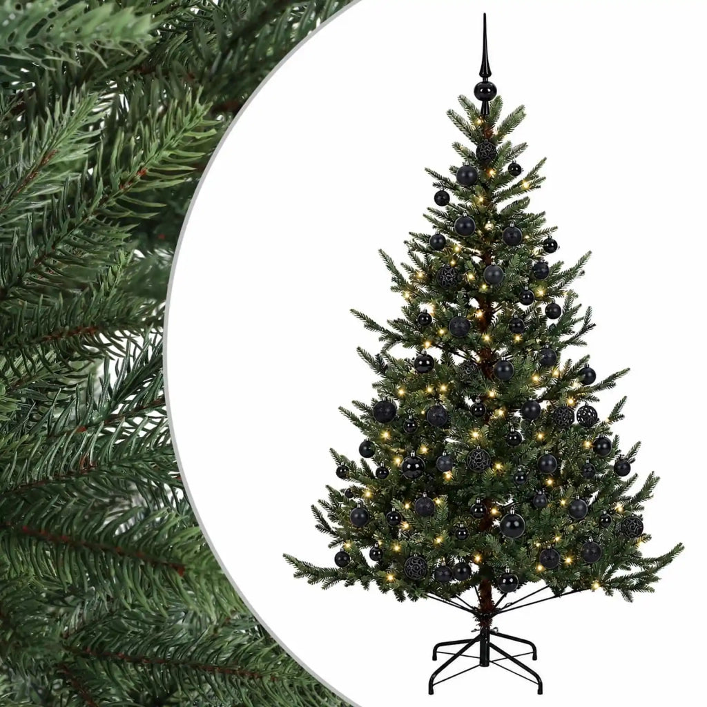 Albero di Natale artificiale con palline 180 cm 300 LED 3466415