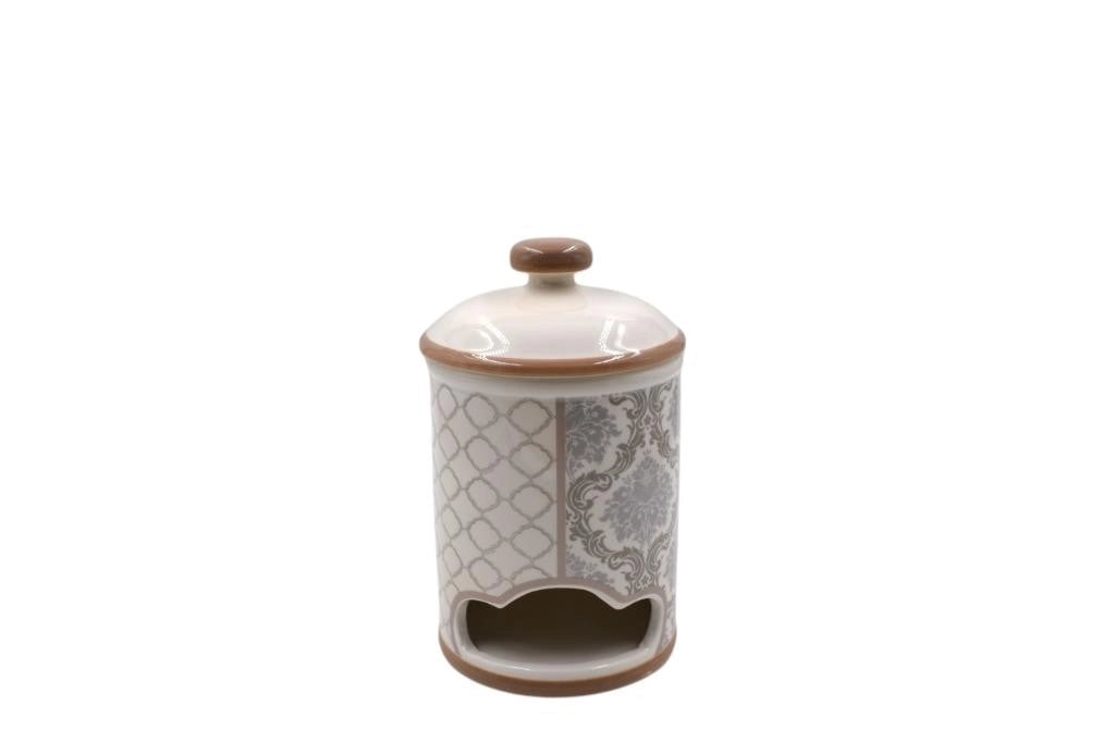 Contenitore Porta Bustine in Ceramica Arabesque 19 cm