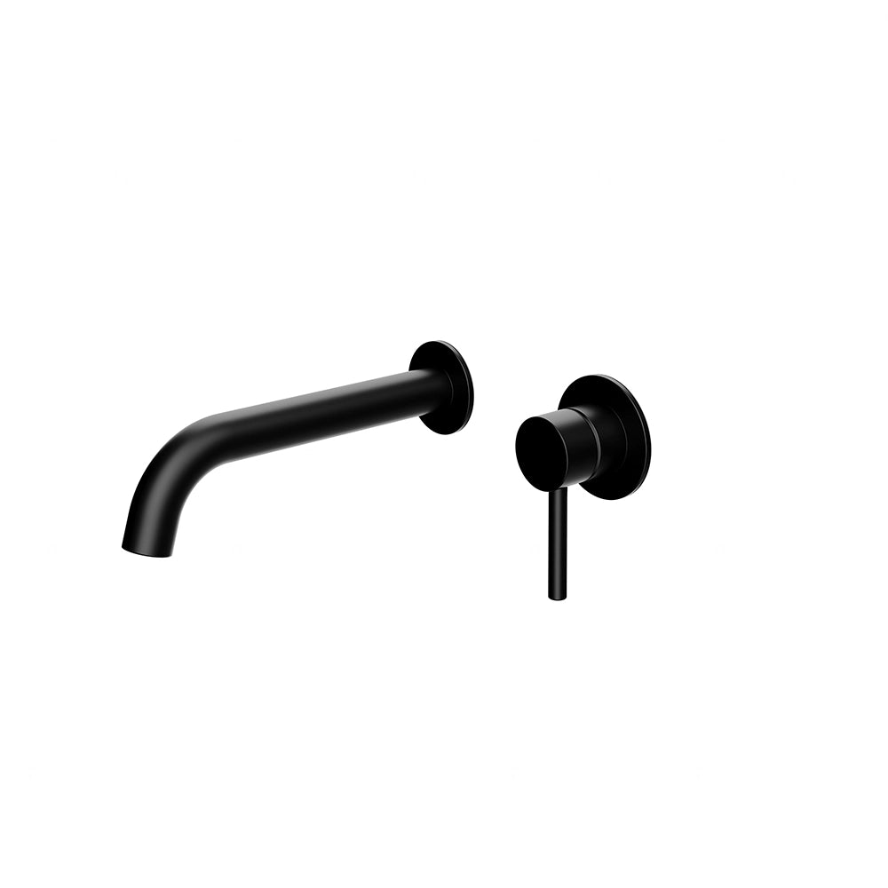 Coppia miscelatori lavabo ad incasso bidet senza scarico nero opaco | Bette