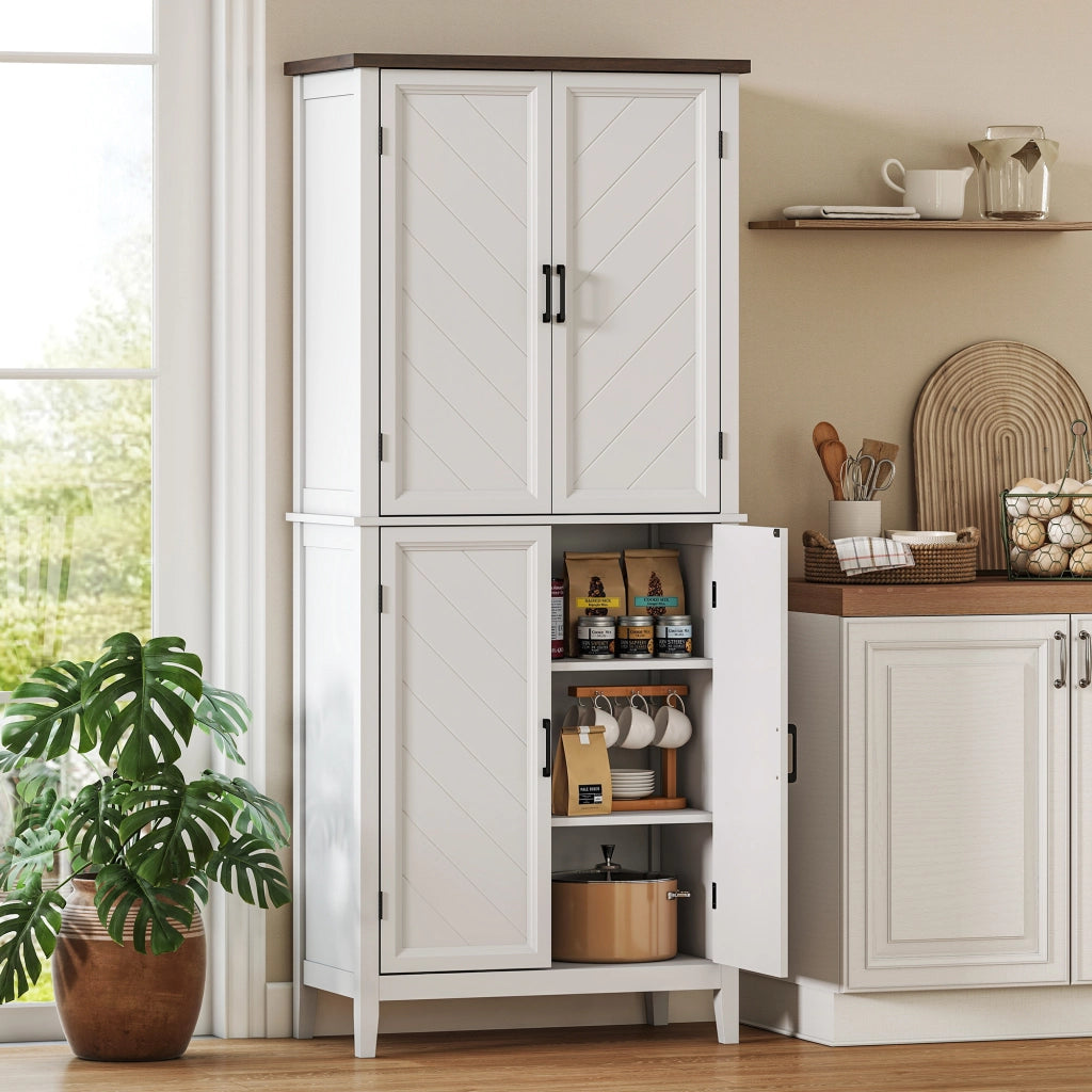 Buffet da cucina ¨C Minimal ¨C bianco 76x40x178,5cm