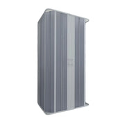 Box Doccia a 3 Lati in PVC 100x100x100CM H185 a soffietto con Apertura Centrale colore Bianco mod. Flex