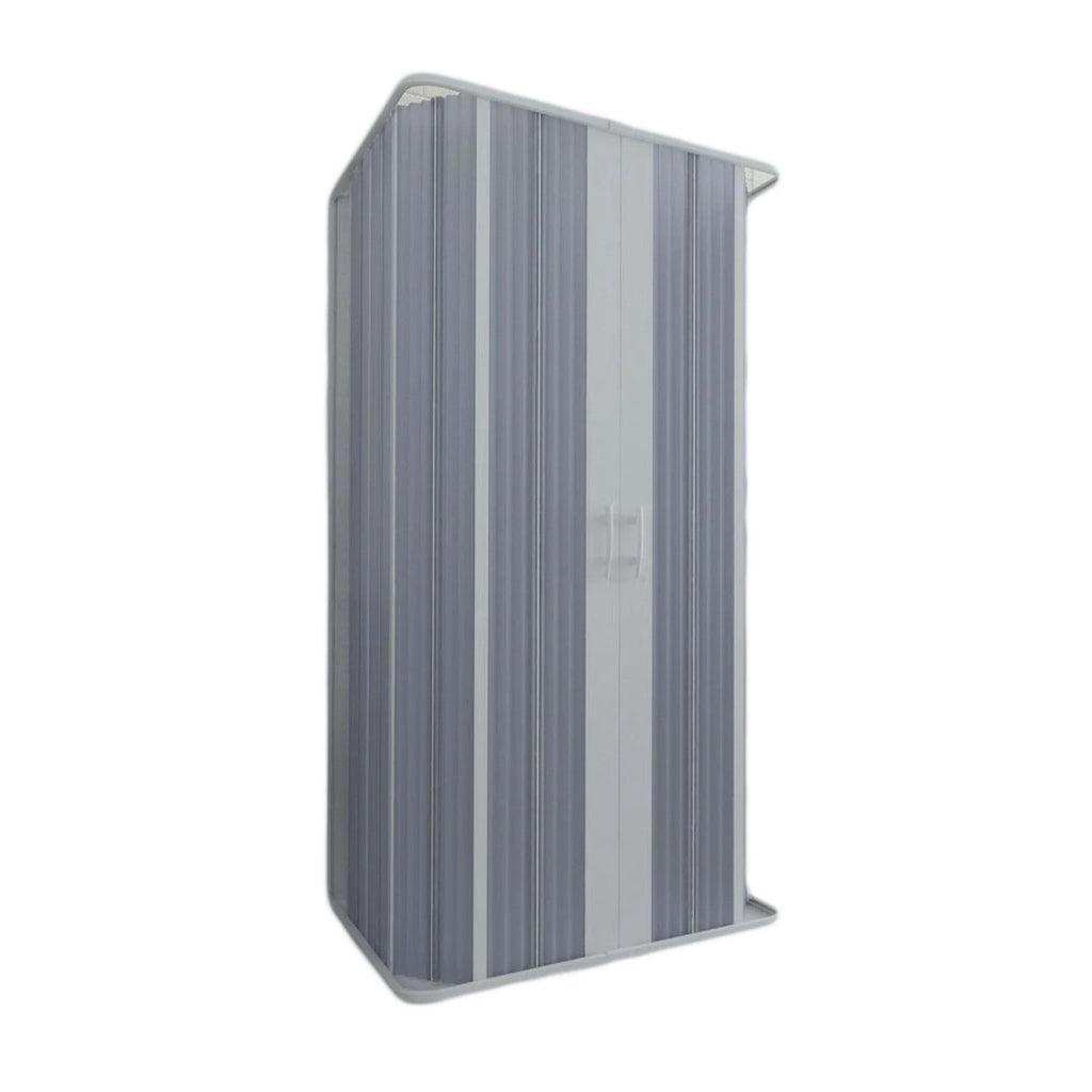 Box Doccia a 3 Lati in PVC 100x100x100CM H185 a soffietto con Apertura Centrale colore Bianco mod. Flex
