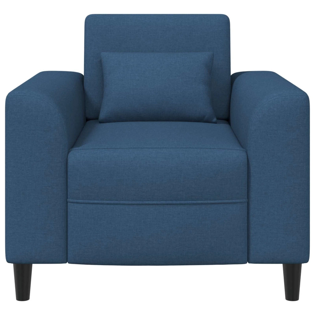 Poltrona-Divano Sedia Blu Tessuto 250732