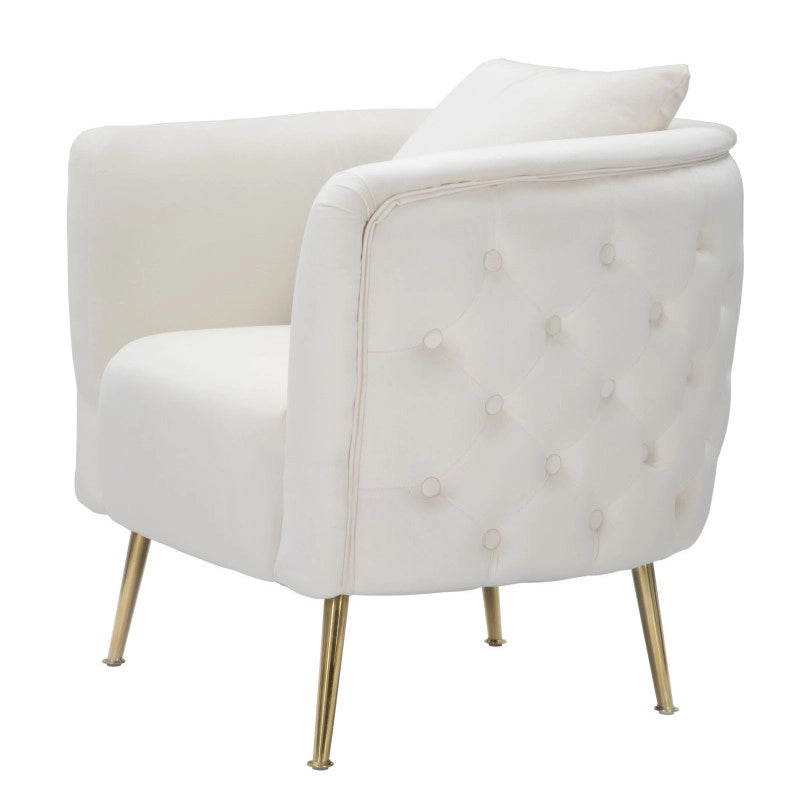 Poltrona Bucarest Crema cm 76x74x73