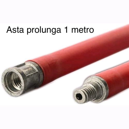 Kit Spazzacamino Pulizia Canne Fumarie 8 Metri con Scovolo in Acciaio Ø35 cm con Guanti in OMAGGIO
