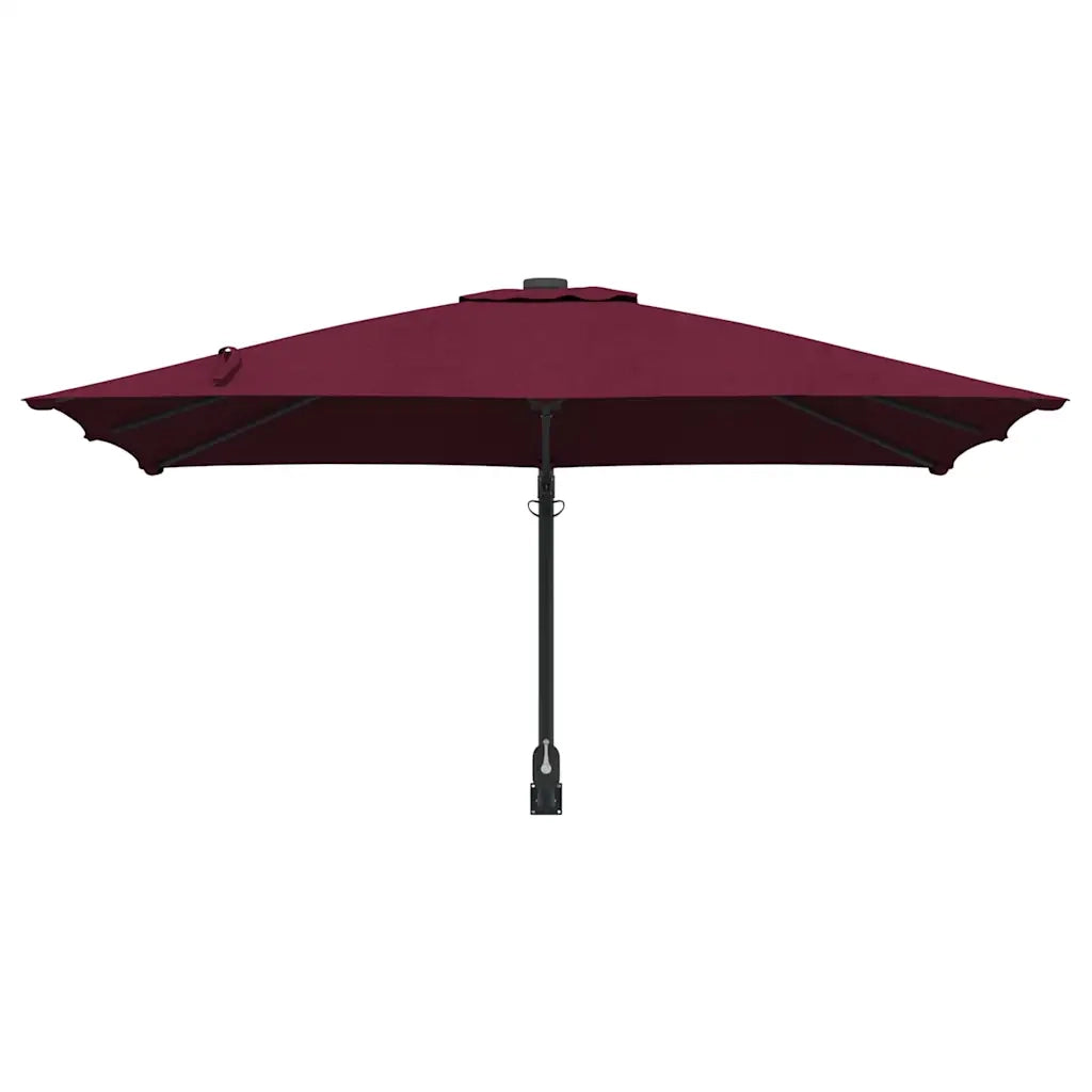 Ombrello | Parasol da giardino Rosso Bordeaux 248,5 x 247,5 x 160 cm