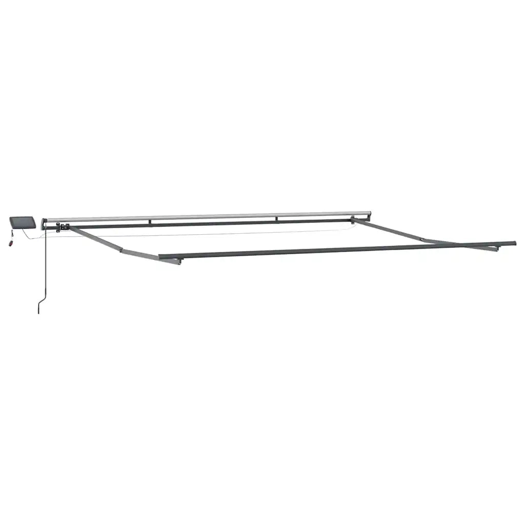 Tenda Retrattile Rosso e bianco 400 ×350 cm Tessuto 3330756