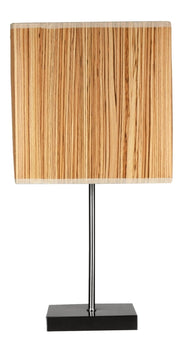 Lampada da tavolo Candellux Cajman argento E14 40cm