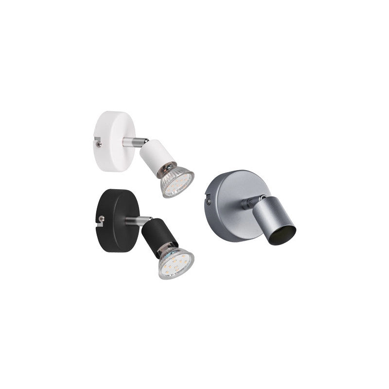 Faretto parete Paris 1 luce – Nero – Trio Lighting – Illuminazione interni orientabile
