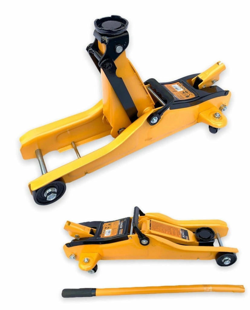 CRICk IDRAULICO 2.5 TON CARRELLO SOLLEVATORE BASSO RIBASSATO 85 a 325mm 651311