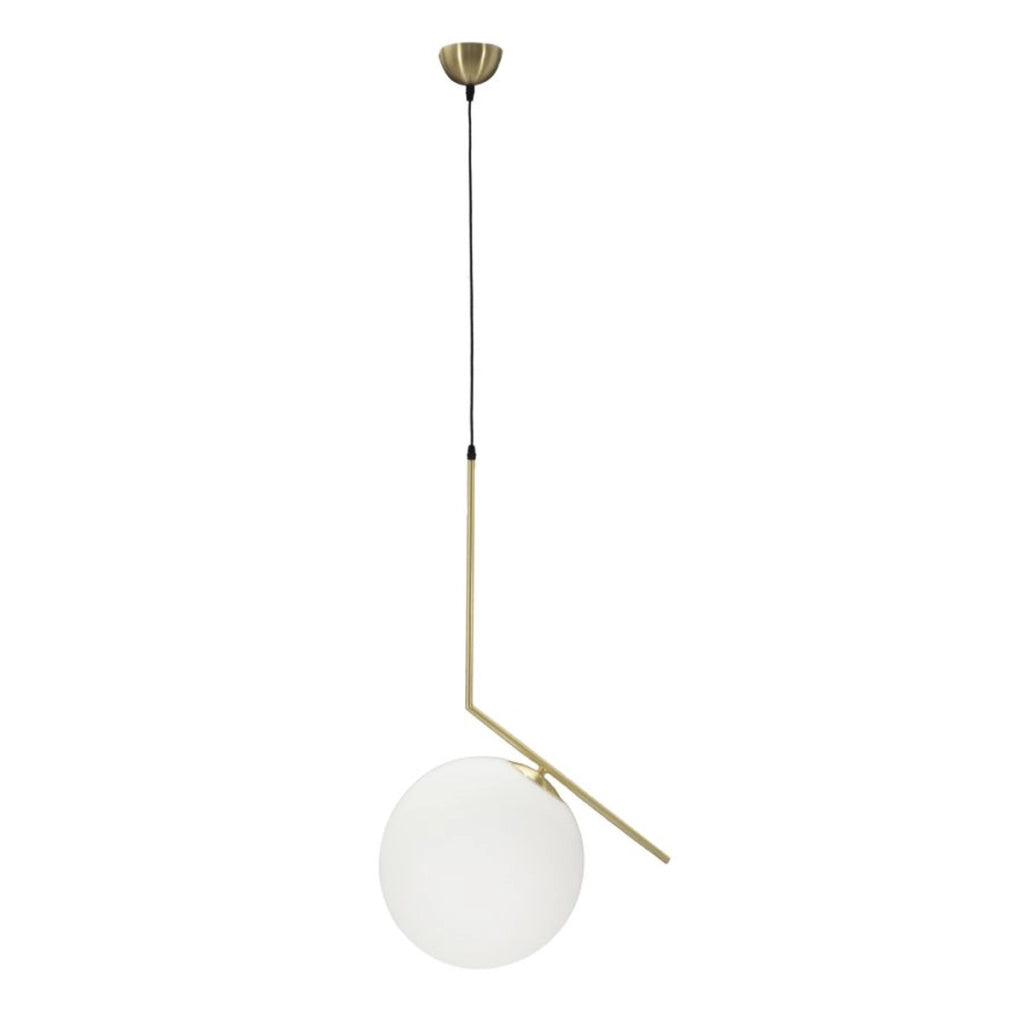 Lampada a Sospensione VKH84, Bianco, Metallo, 50x30x100 cm
