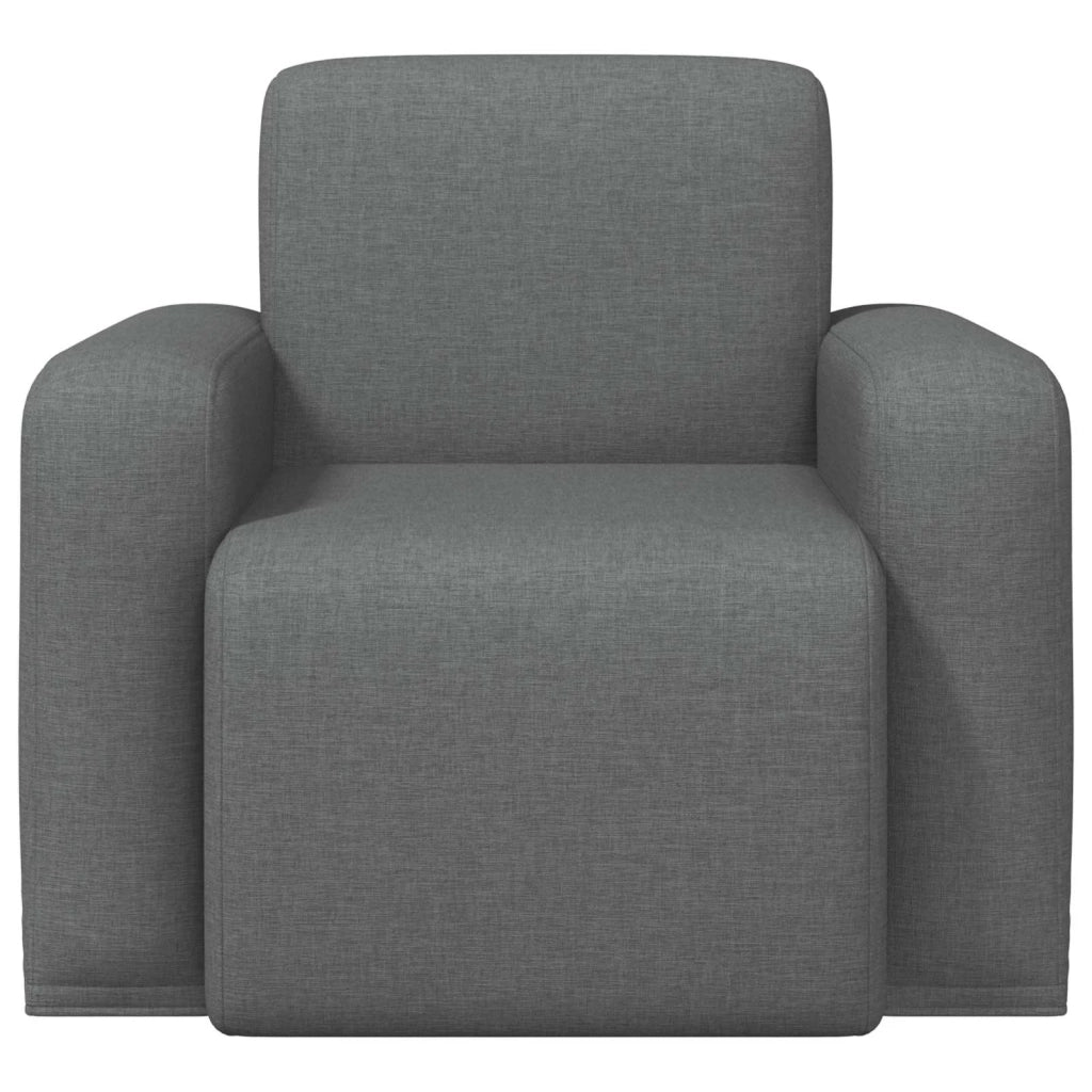 Poltrona Grigio Scuro Tessuto 42042417