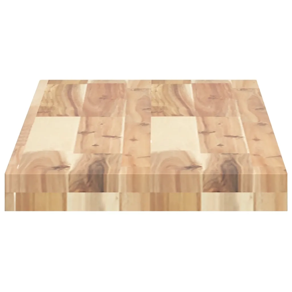 Ripiano a Parete 100x30x4 cm Legno Massello Acacia Non Trattato 3279455