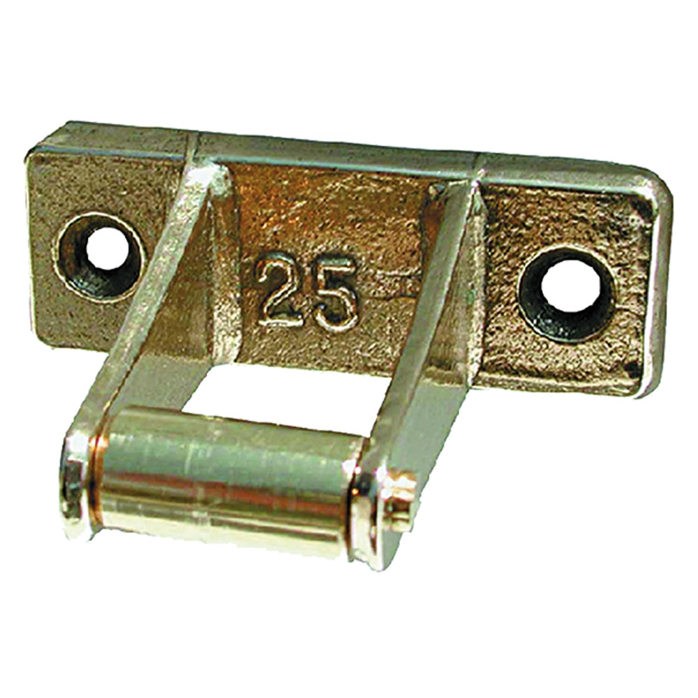 CAVALLOTTO IN OTTONE PER ASTE DI CREMONESI mm 25 ottone bronzato- 10 pezzi