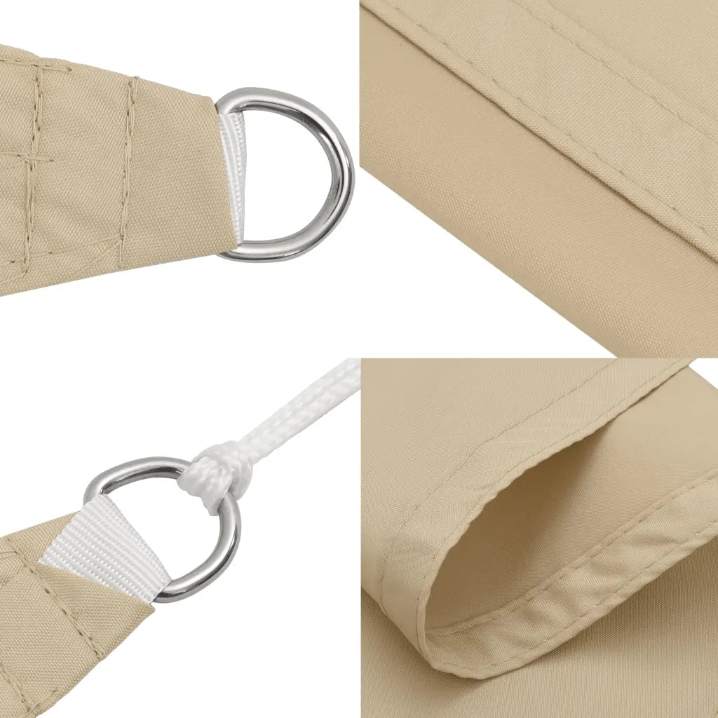 Vela Ombreggiante-Parasole a vela in Tela Oxford Quadrato 4,5x4,5 m Beige