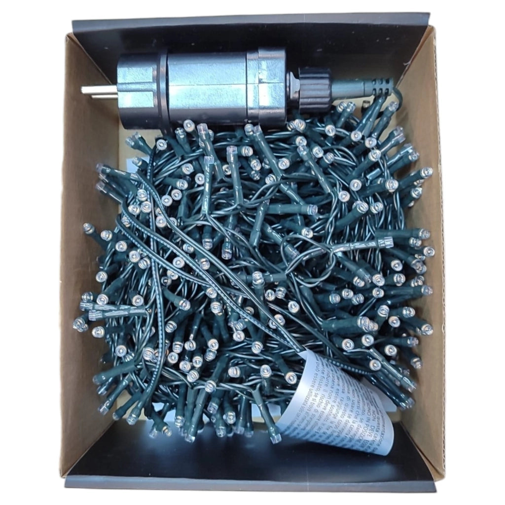 LUCI LED ORO 500 LED 15 MT INTERNO ESTERNO