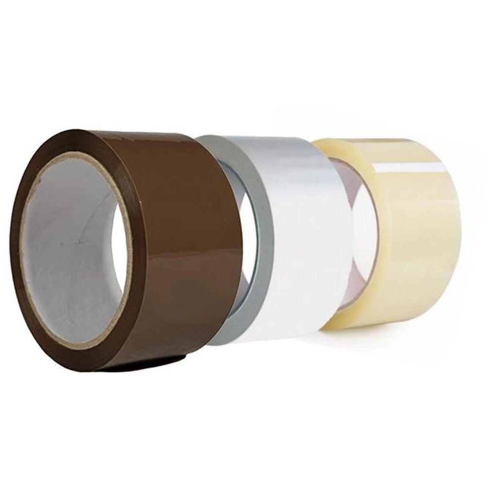 Nastro adesivo da imballo silenziato 50 mm x 66 m *** colore- trasparente , confezione 1