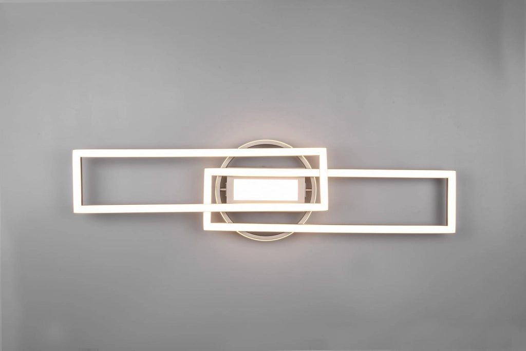 Plafoniera LED moderna RL Twister argento 30W 4500lm