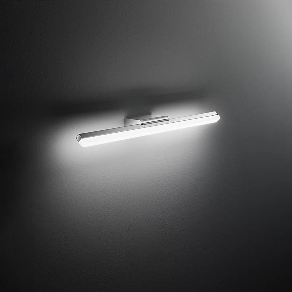 Applique Contemporanea Bold Metallo Cromo Acrilico Led 14W 3000K