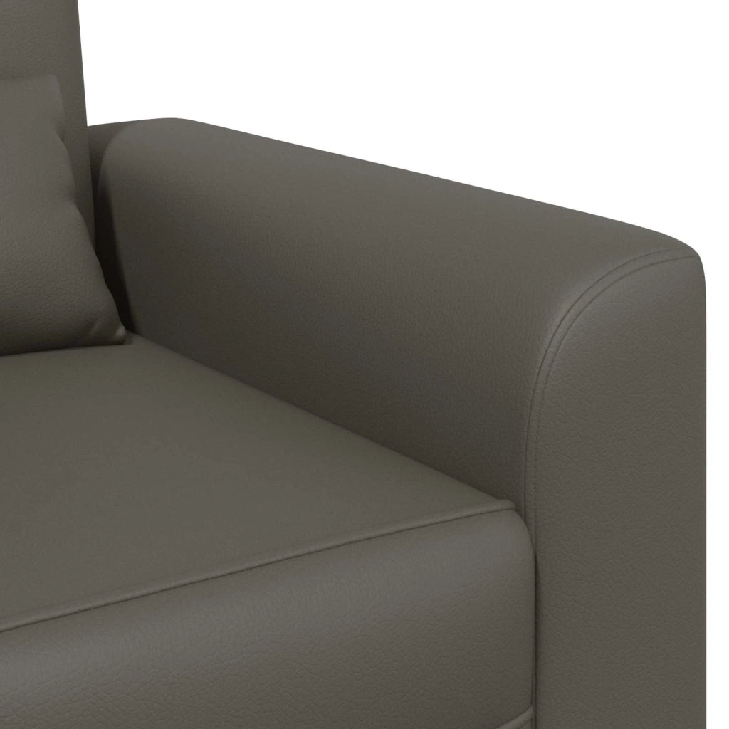 Poltrona Grigio Similpelle 42042469