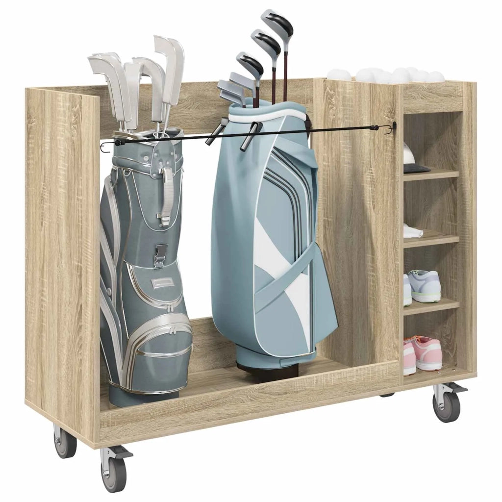 Armadio per Golf con ruota Rovere Sonoma 120 x 45 x 98 cm CFW7046325