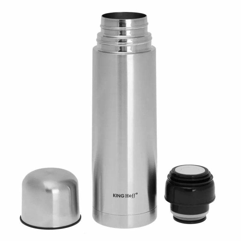 Thermos Kinghoff KH-4052 in acciaio inossidabile con coperchio Click-Clack
