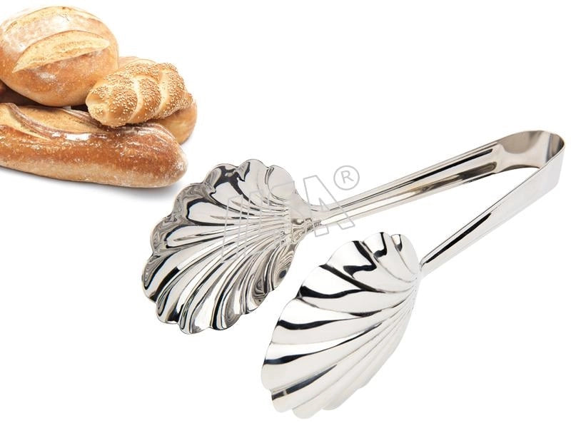 Molla pinza pane a conchiglia in acciaio easy 21 cm